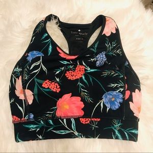 Kate Spade Floral racerback Sports Bra